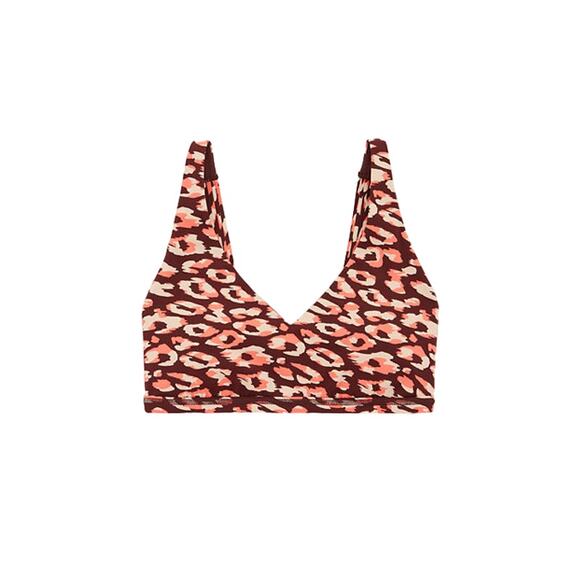 OFFLINE by Aerie Goals Plunge Sports Bra - Maplewood NWT Size Large - Picture 3 of 9